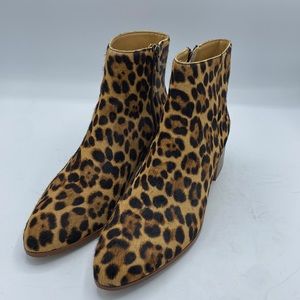 J.Crew Haircalf Leona Ankle Boot size 10
